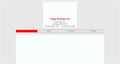 Desktop Screenshot of mayerprecast.com